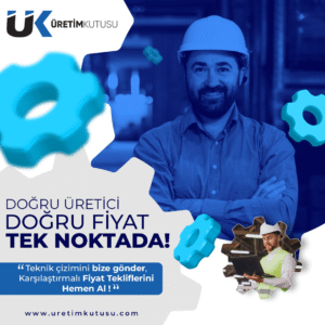 Promotional graphic for manufacturing services.