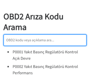 OBD-2-Ar1za-Kodu-Sorgulama-OBD-II-Ar1za-Kodu-Sorgulama