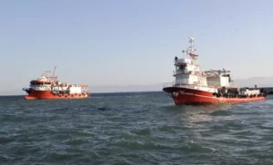 Balıkçılardan Filistin'e Destek Gösterisi