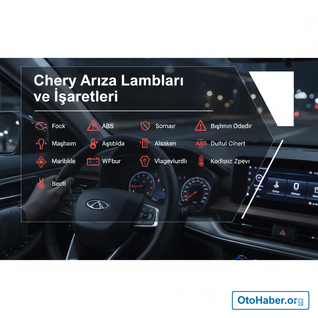 Chery Arıza Lambaları ve İşaretleri