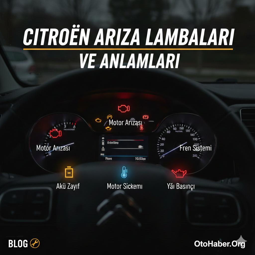 Citroen Arıza Lambaları ve Anlamları (Resimli Anlatım)