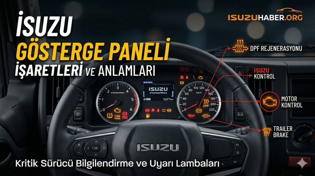 İsuzu Gösterge Paneli İşaretleri ve Anlamları