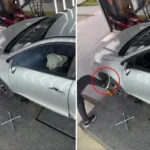 Kontak açıkken tekerleğe tekme atmasının bedeli ağır oldu