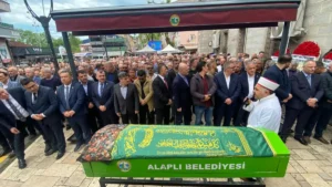 AK Parti Eski MKYK Üyesi Emine Çift, Alaplı’da dualarla son yolculuğuna uğurlandı
