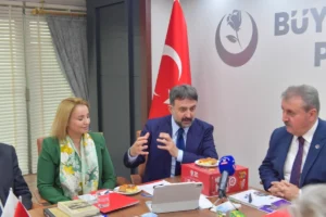 AKK Başkanı Yılmaz Büyük Birlik Partisi Genel Başkanı Destici’yi ziyaret etti