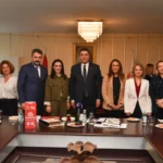 AKK Başkanı Yılmaz’dan Demokrat Parti Genel Başkanı Uysal'a ziyaret