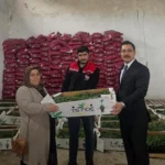 Akyaka’da çiftçilere destek: 53 üreticiye hibeli fide dağıtıldı