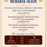 Ankara Kulübü’nden Geleneksel Bayramlaşma programı daveti