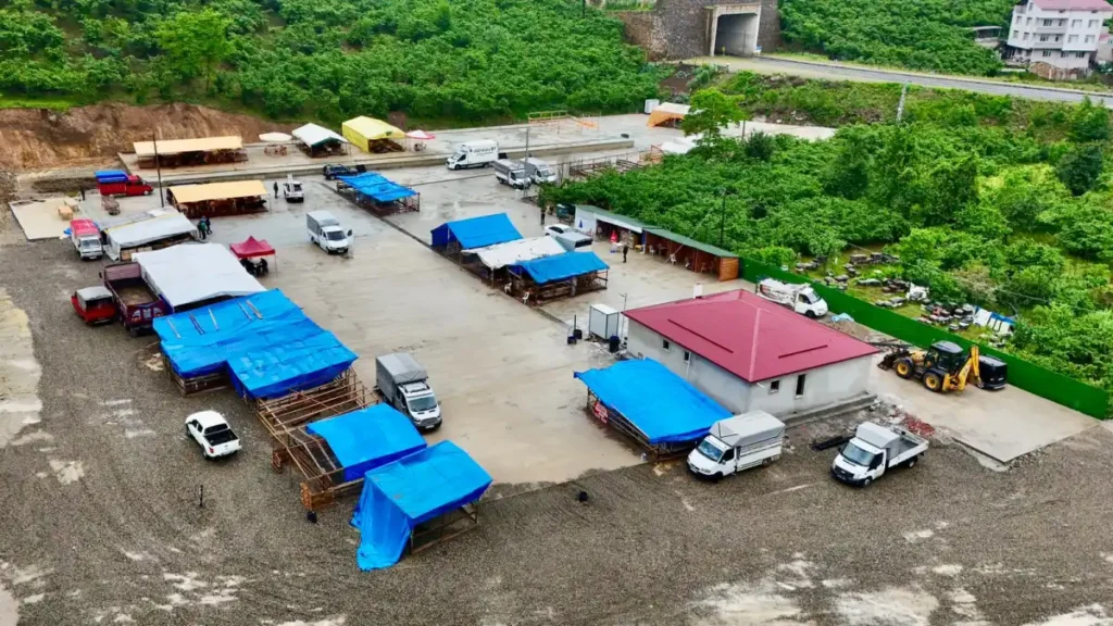 Giresun canlı hayvan pazarı hizmete başladı
