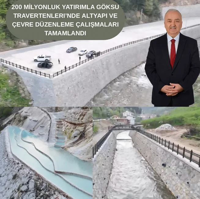 Göksu Travertenleri’ne yatırım desteği