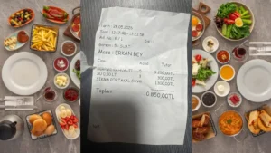 Gurbetçi aile Gölbaşı'nda kahvaltı fiyatına isyan etti