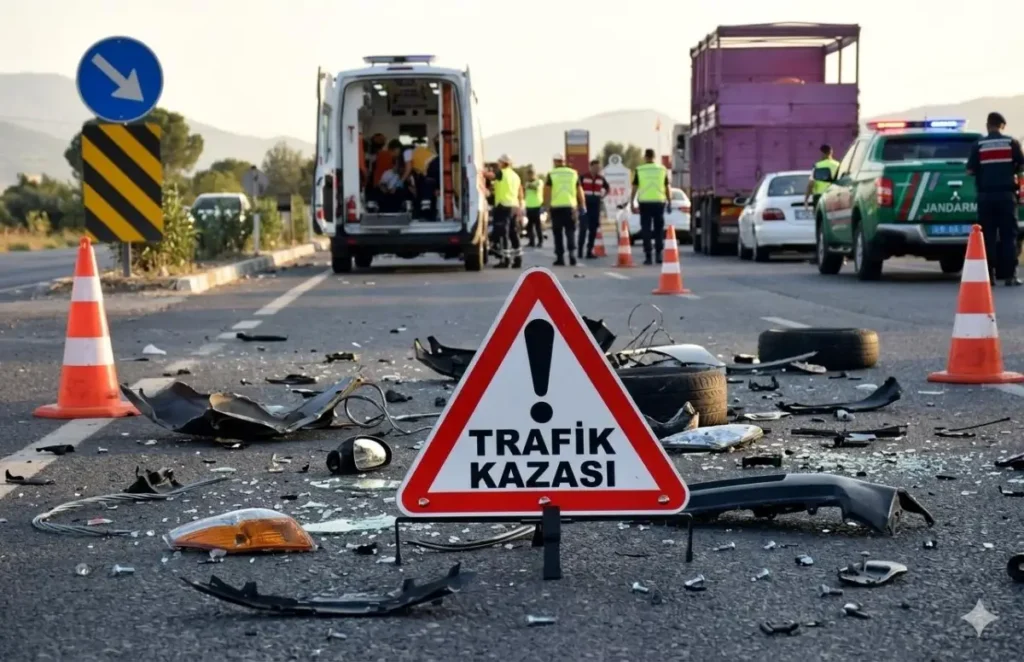 Kars-Iğdır Karayolunda Vali koruma aracı otomobille çarpıştı, 3'ü polis 4 yaralı