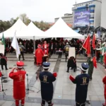 Meydanlar mehter, halk oyunları ve gençlik enerjisiyle şenlendi