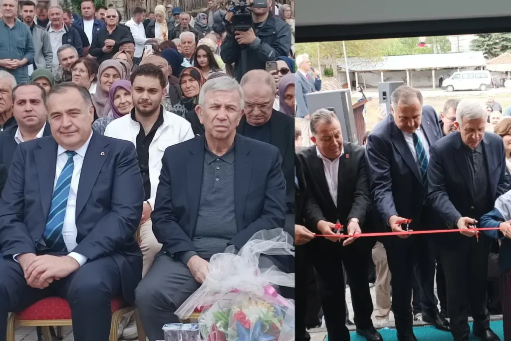 Nallıhan'da Mansur Yavaş'tan toplu açılış