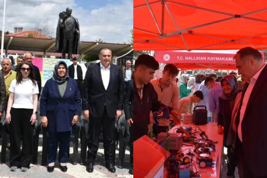 Nallıhan'ın taze beyinleri eserlerini sergilediler