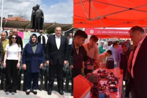 Nallıhan'ın taze beyinleri eserlerini sergilediler