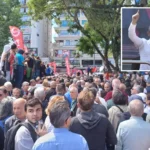 Özgür Özel CHP Ankara İl Başkanlığı önünde düzenlenen bayramlaşma programına katıldı