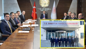 Karaman'da Vali Çiçekli ve milletvekillerinden Bakan Kacır’a ziyaret