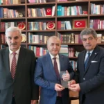 Türk Dünyası Gazeteciler Federasyonu heyetinden Elazığ Valisi Numan Hatipoğluna ziyaret