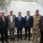 Vali Baruş’tan Tortum Şelalesi’ne ziyaret