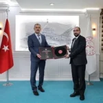 Vali Bozkurt, İletişim Başkanlığı Erzurum Bölge Müdürü Küçükece ile görüştü