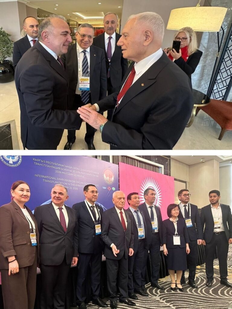 Prof. Dr. Mehmet Haberal’a Kırgızistan’dan şeref beratı ve nişan