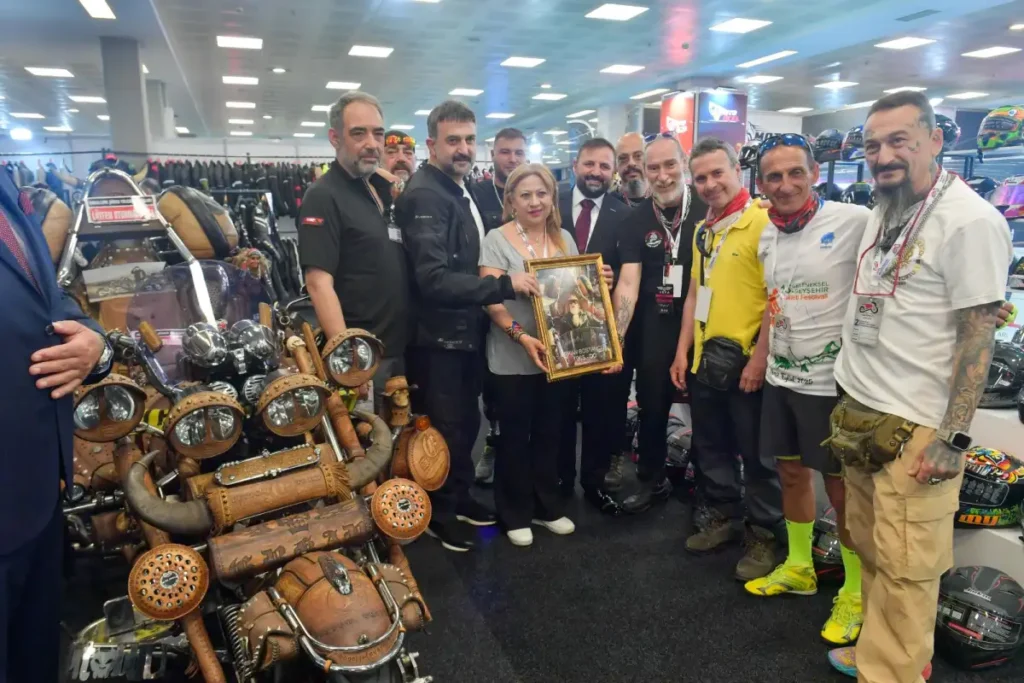AKK Başkanı Halil İbrahim Yılmaz Motobıex'26 Ankara 2. Motosiklet-Bisiklet Endüstri ve Aksesuarları Fuarı'nı ziyaret etti