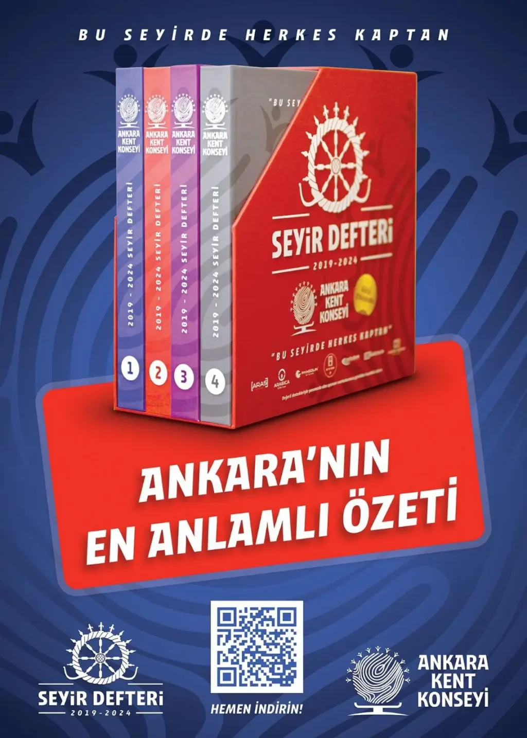 Ankara Kent Konseyi'nin 2019-2025 dönemini anlatan "Seyir Defteri" yayımlandı