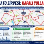 Ankara'da NATO Zirvesi tedbirleri: 13 gün boyunca bazı yollar trafiğe kapatılacak