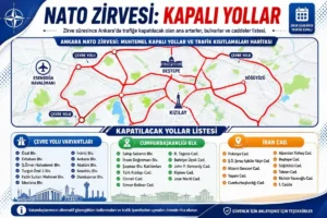 Ankara'da NATO Zirvesi tedbirleri: 13 gün boyunca bazı yollar trafiğe kapatılacak