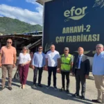 Artvin Ticaret Borsası Heyeti, çay fabrikasını inceledi