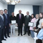 Cumhurbaşkanı Erdoğan'dan yeni üyelere imzalı Teşekkür Belgesi