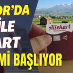 Digor’da “Aile Kart” dönemi başlıyor