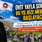 Ekşioğlu Vakfı, Ovit Yayla Şenlikleri’ni Rize Çay Çarşısı’ndan başlatıyor