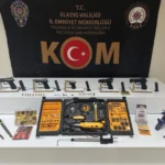 Elazığ’da ruhsatsız silah operasyonu: 5 tabanca ele geçirildi
