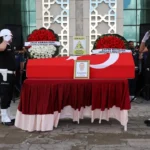 Erzurum’da polis memuru İbrahim Karataş son yolculuğuna uğurlandı
