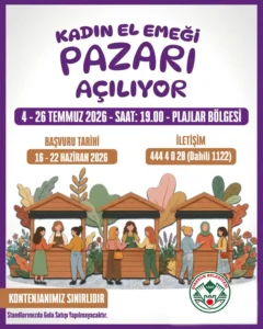 Kadın el emeği pazarı kapılarını açıyor