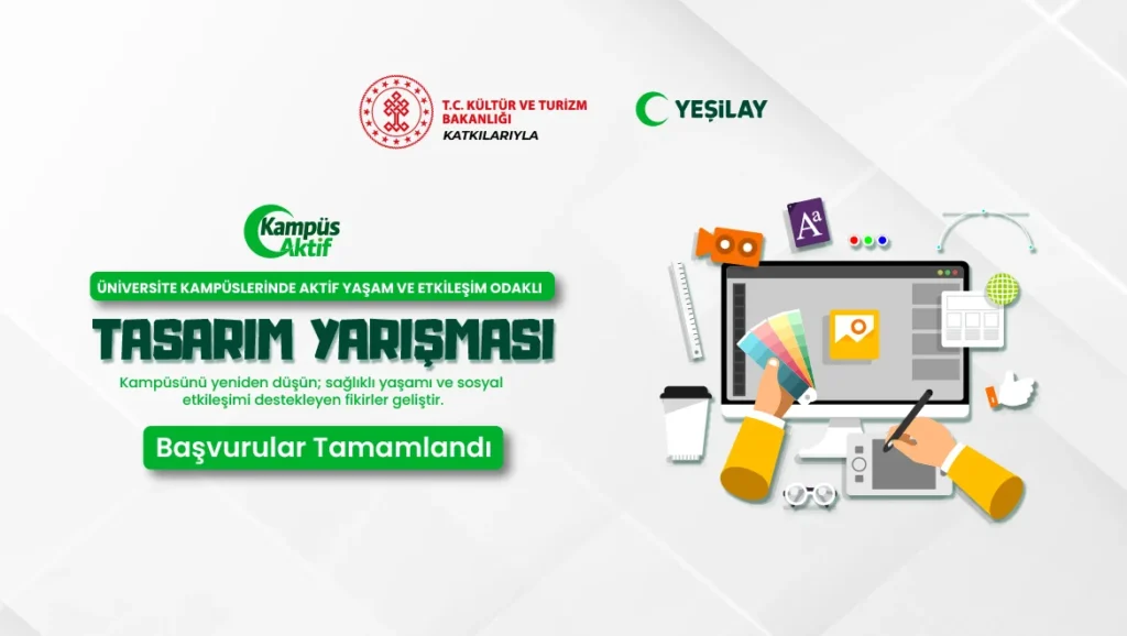 KampüsAktif Öğrenci Tasarım Yarışması'nda başvurular tamamlandı