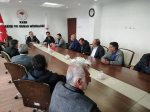 Kars Damızlık Sığır Yetiştiricileri Birliği’nden Tarım İl Müdürlüğü’ne ziyaret
