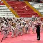 Kars'ta Taekwondo Kuşak Sınavı heyecanı yaşandı