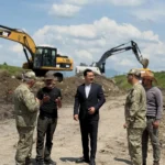 Kaymakam Demirtaş’tan demiryolu şantiyesine inceleme