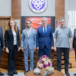 Kıtalararası Turizm Yönetimi Kongresi Ekibinden Rektör Prof. Dr. Akın Levent’e ziyaret