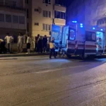 Mudanya'da kontrolden çıkan motosiklet sürücüsü yol kenarına savruldu
