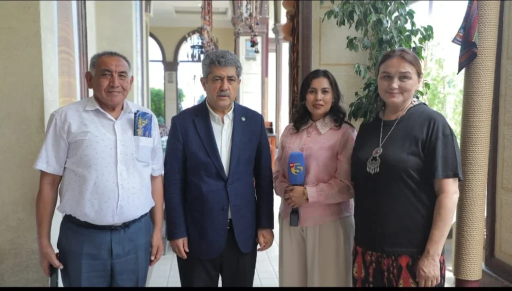 Özbekistan basını, Türkiye’nin yeni İletişim Müşaviri Mehmet Yüce ile bir araya geldi