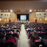 Prof. Dr. Ümit Meriç, Cemil Meriç'i Anma programı kapsamında Düzce'de öğrenci ve öğretmenlerle buluştu