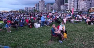 Rize sahili kentin yeni yaşam merkezi oldu