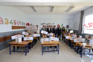 Hatay Samandağ’da karne sevinci