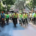 Şanlıurfa’da sağlıklı yaşam için pedal çevirdiler