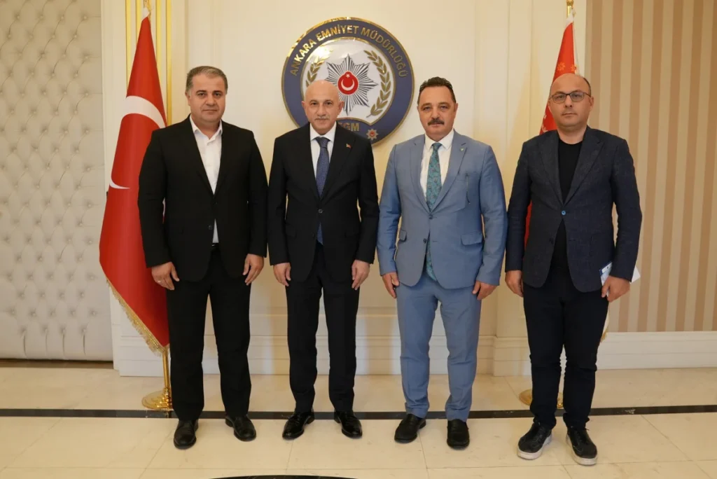 TİMBİR heyetinden Ankara İl Emniyet Müdürü Maksut Yüksek'e ziyaret