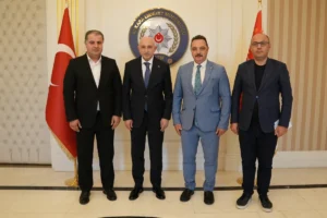 TİMBİR heyetinden Ankara İl Emniyet Müdürü Maksut Yüksek'e ziyaret